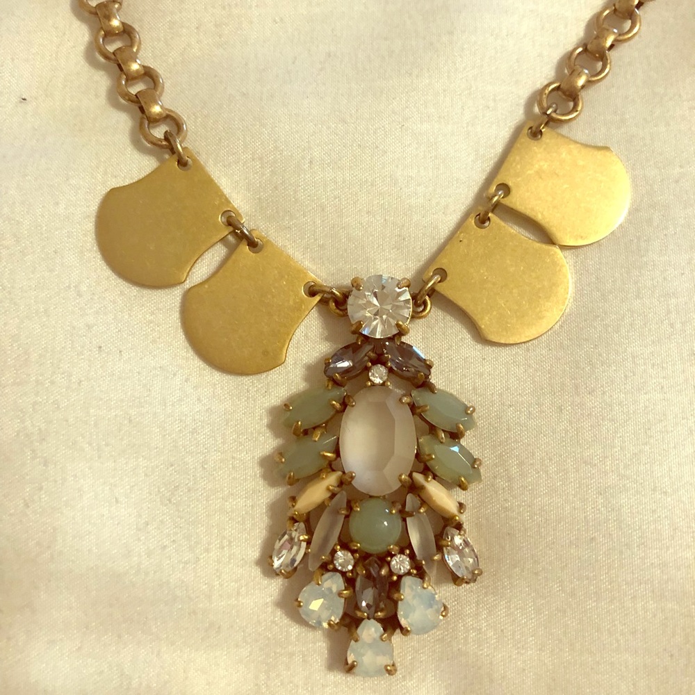 J crew crystal necklace